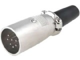 XLR vidlice mikrofonní kabelové + panelové