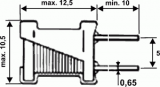 Tlumivka 10mH radiální typ O9P(COIL)