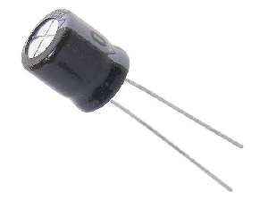 Kondenzátor elektrolytický CE100M/50V 105°C Low ESR (10x12mm) radiální