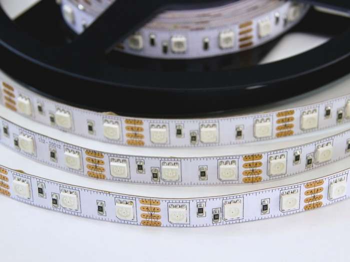 LED pásek RGB 300SMD 60LED/m samolepící vnitřní, spotřeba 14,4W/m, cena za 1m
