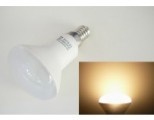 LED žárovka 230V AC S5W patice E14 úhel svitu 180°- teplá bílá