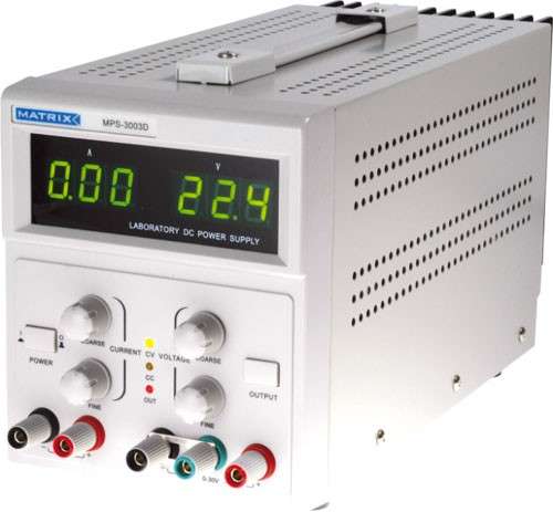 Zdroj laboratorní stolní MATRIX MPS-3005D Kanály:2; 0÷30VDC; 5VDC; 0÷5A; 3A; 5V DC/1A, 2x LED 3místný