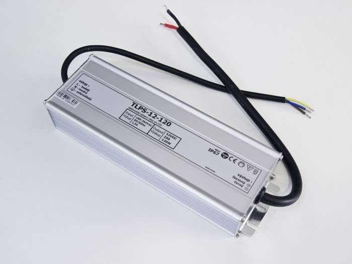 Zdroj spínaný(trafo) pro LED pásky 12V/120W/10A voděodolný IP67
